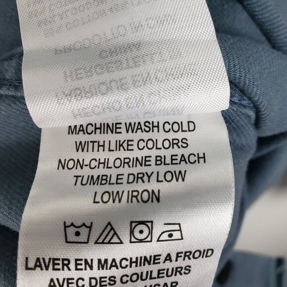 Legendary Whitetails Heavyweight Button Up Shirt Blue Long Sleeve Mens Size M - Picture 3 of 9